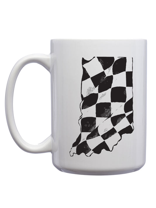 Checkered Indiana Coffee Mug