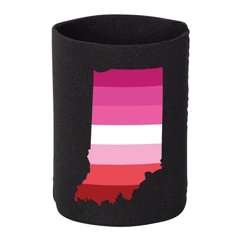 Indiana Pride Flag Coozies