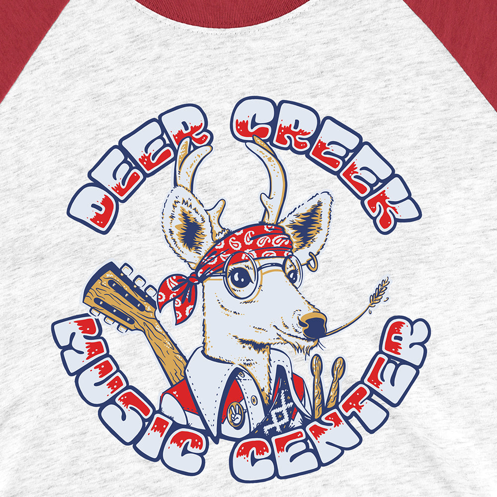 Deer Creek Logo Baseball Tee