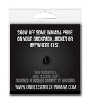 Indianapolis Flag Enamel Pin - United State of Indiana: Indiana-Made T-Shirts and Gifts