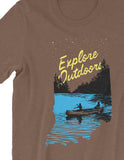 Explore Outdoors Tee - United State of Indiana: Indiana-Made T-Shirts and Gifts
