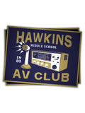 Hawkins AV Club Sticker - United State of Indiana: Indiana-Made T-Shirts and Gifts