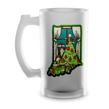 Hoosier Holiday Frosted Stein