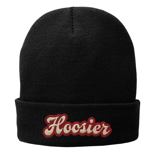 Hoosier Script Fleece-Lined Beanie