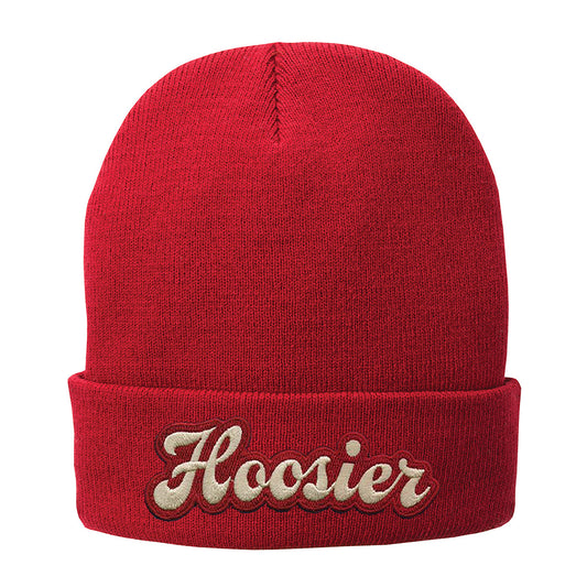 Hoosier Script Fleece-Lined Beanie