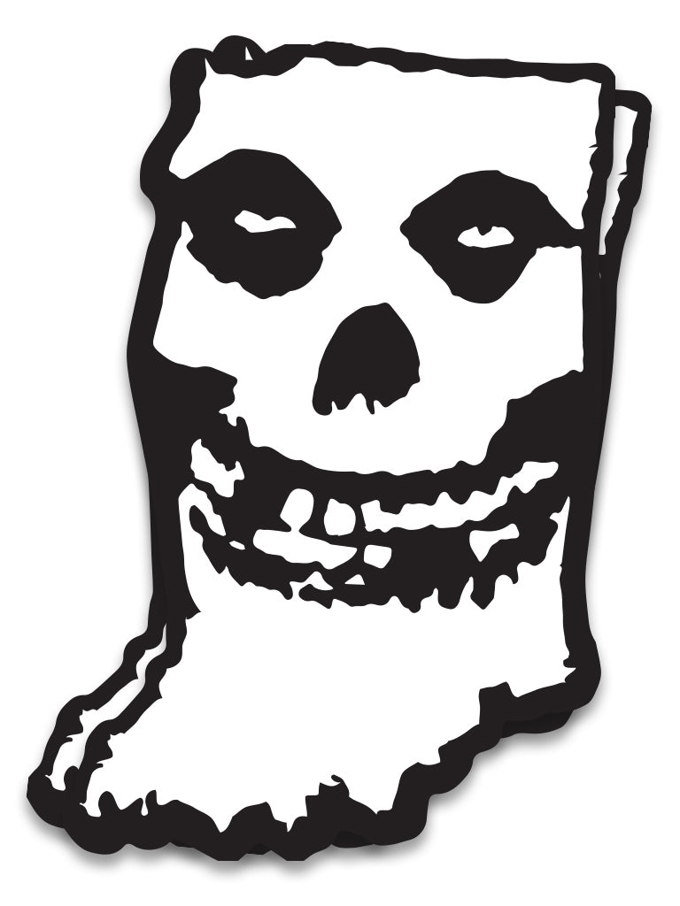 genstand søsyge Dripping Hoosier Misfit Sticker – United State of Indiana