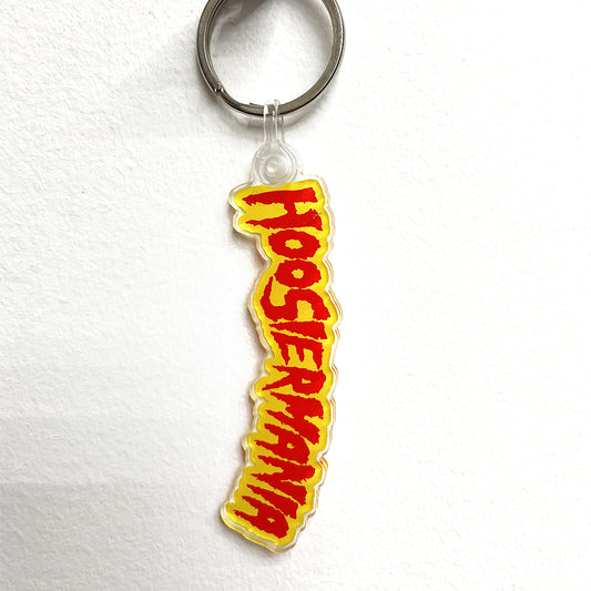 Hoosiermania Keychain