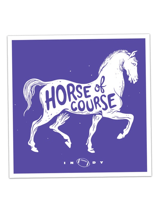 Horse of Course Sticker ***CLEARANCE***