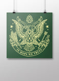 In Hops We Trust Poster - United State of Indiana: Indiana-Made T-Shirts and Gifts