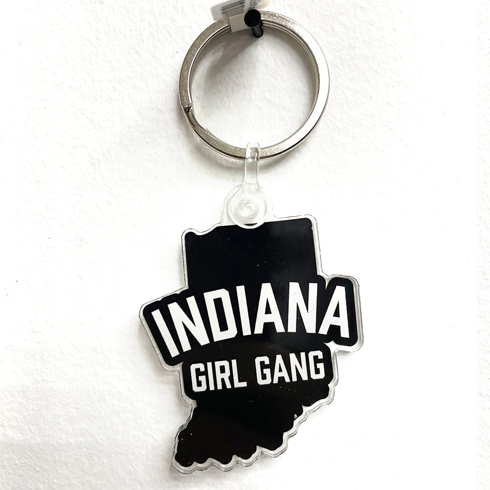 Indiana Girl Gang Keychain