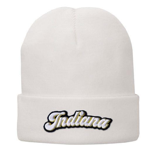 Indiana Script Fleece-Lined Beanie