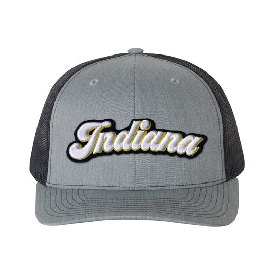 Indiana Script Mesh Trucker Cap