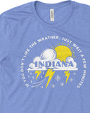 Indiana Weather Tee - United State of Indiana: Indiana-Made T-Shirts and Gifts