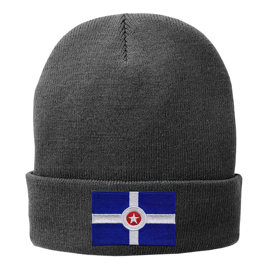 Indy Flag Fleece-Lined Beanie