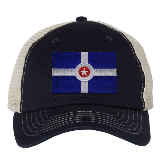 Indy Flag Mesh Trucker Cap