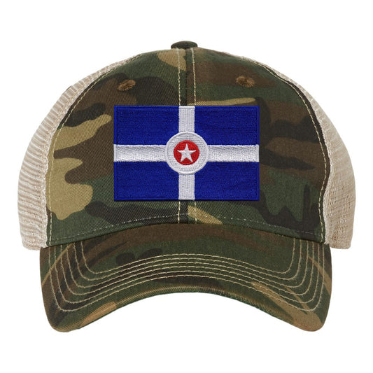 Indy Flag Mesh Trucker Cap