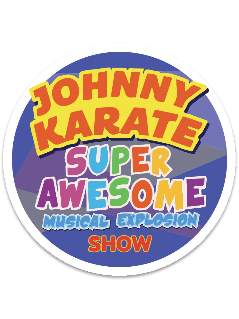 Johnny Karate Sticker - United State of Indiana: Indiana-Made T-Shirts and Gifts