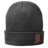 Leather Indiana Beanie