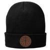 Leather Torch & Stars Beanie