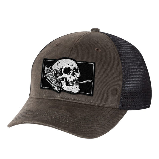 Leave When I'm Dead Waxy Snapback Trucker Cap