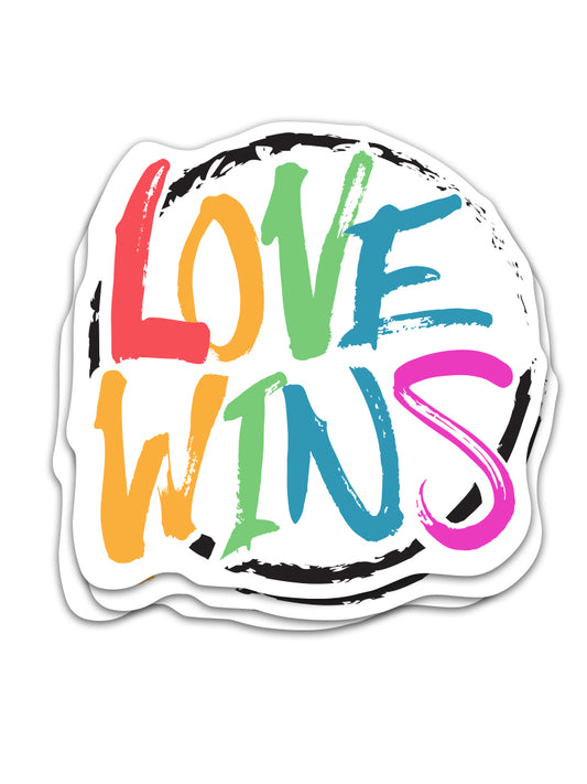 Love Wins Sticker ***CLEARANCE***