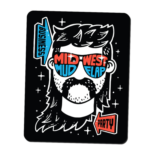 Midwest Mudflap Mullet Sticker ***CLEARANCE***