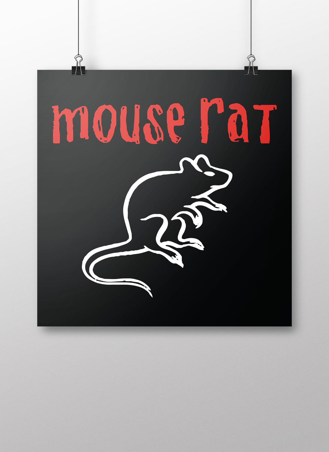 Mouse Rat Poster - United State of Indiana: Indiana-Made T-Shirts and Gifts