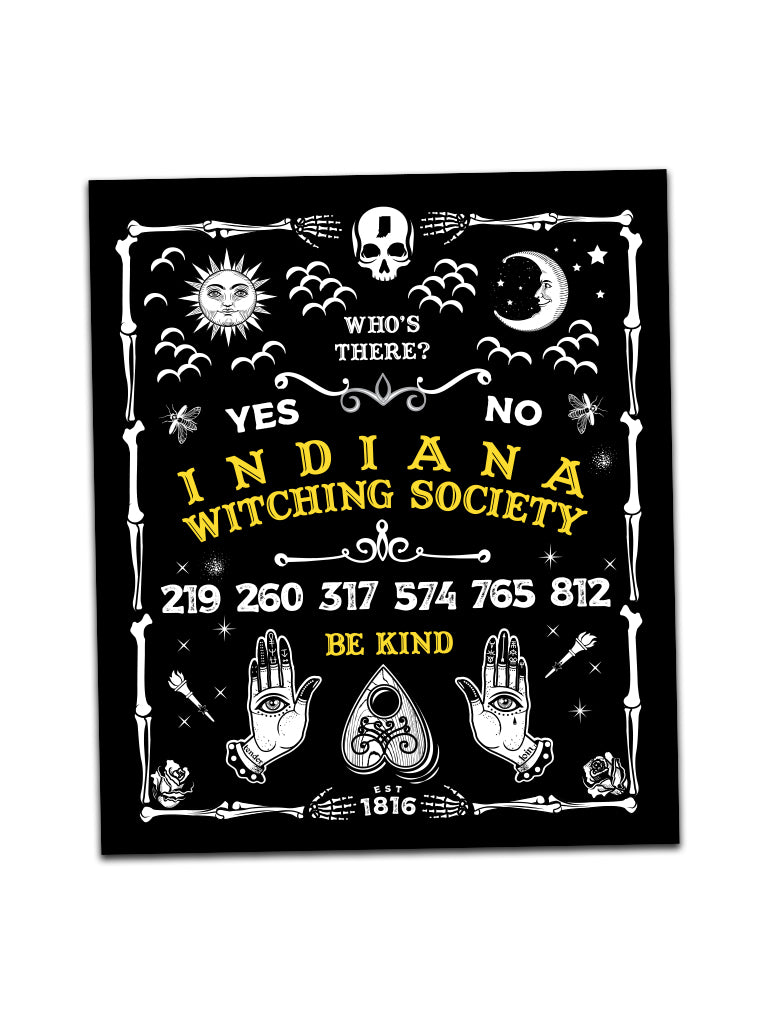 Indiana Witching Society Ouija Sticker