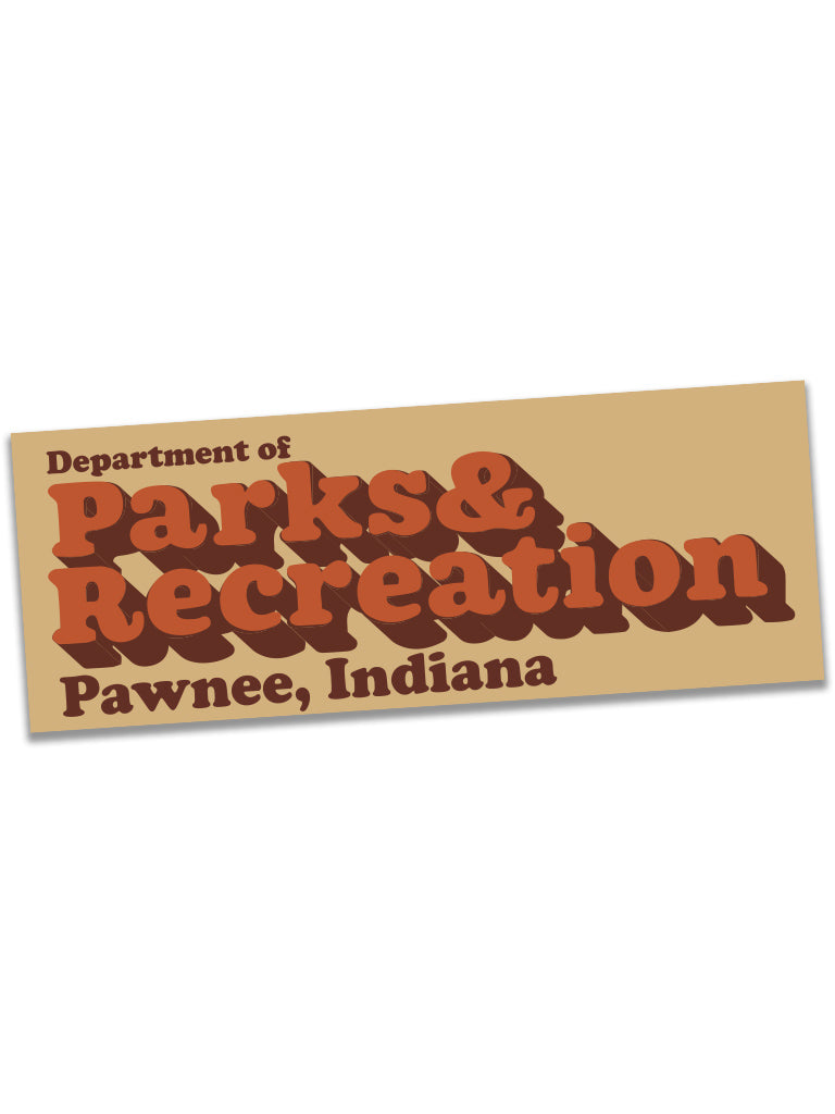 Parks Department Sticker - United State of Indiana: Indiana-Made T-Shirts and Gifts