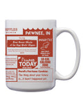 Pawnee Diner Mug - United State of Indiana: Indiana-Made T-Shirts and Gifts