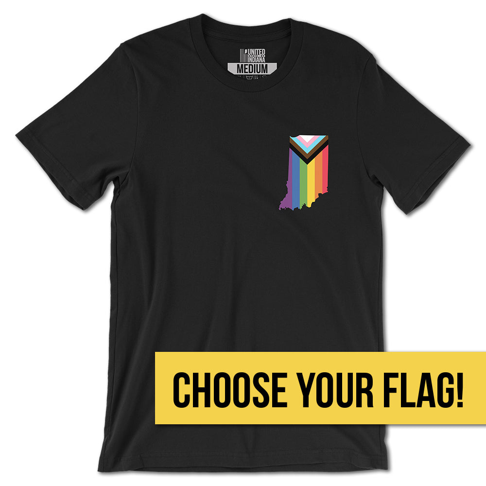 Turist Sig til side folder Indiana Pride Flag Tees (Online Exclusive) – United State of Indiana