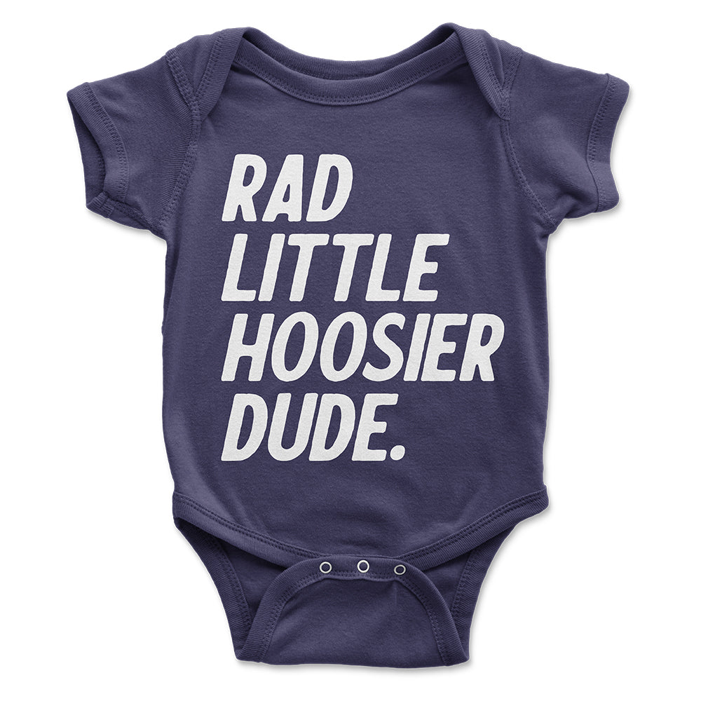 Rad Little Hoosier Dude Onesie