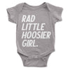 Rad Little Hoosier Girl Onesie