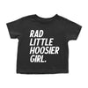 Rad Little Hoosier Girl Toddler Tee