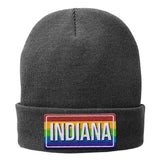 Rainbow Indiana Fleece-Lined Beanie