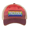 Rainbow Indiana Mesh Trucker Cap