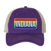Rainbow Indiana Mesh Trucker Cap