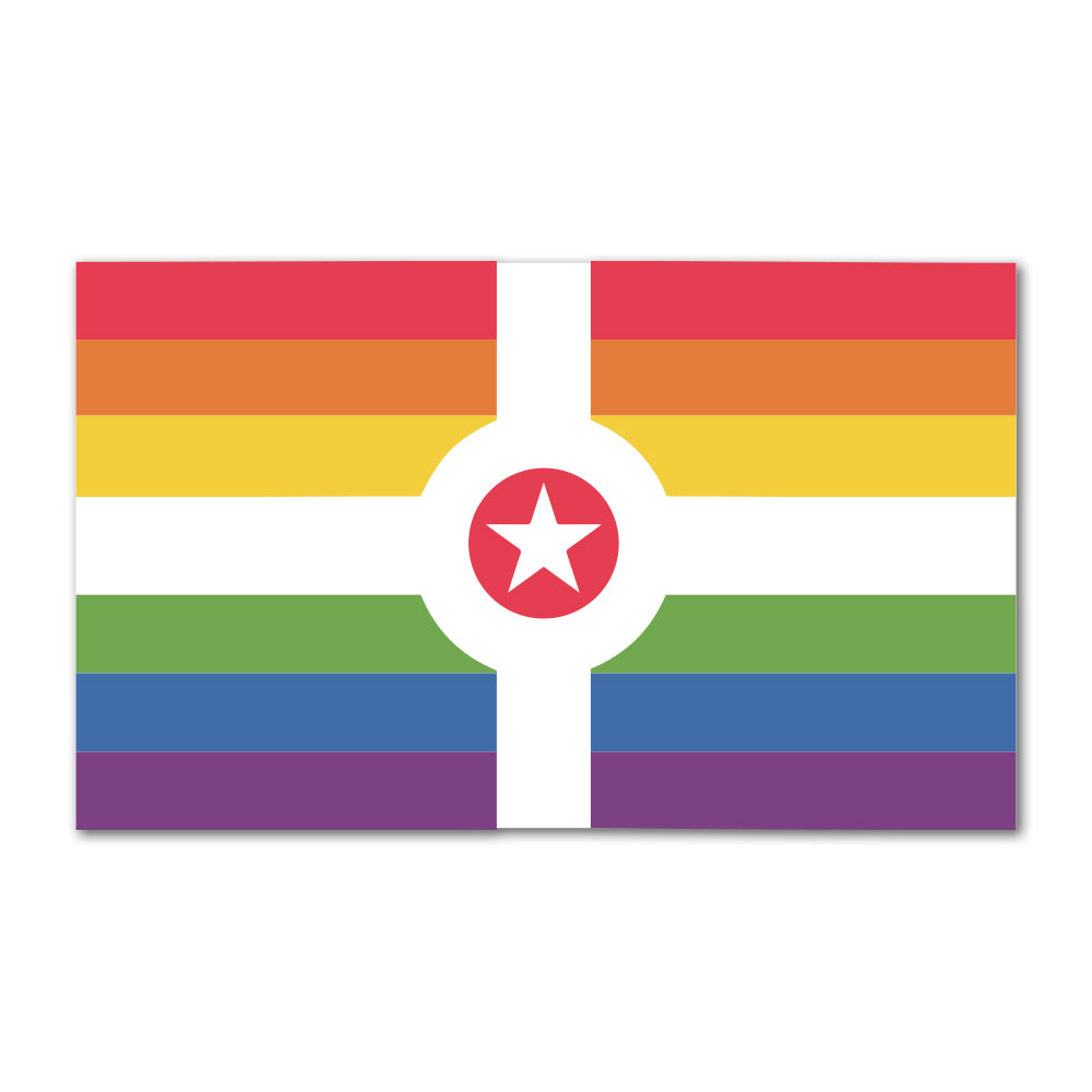 Rainbow Indy Flag Sticker