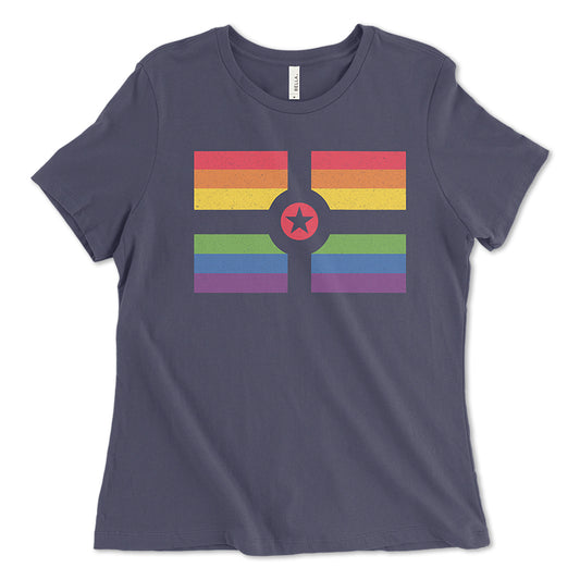 Rainbow Indy Flag Women's Tee ***CLEARANCE***