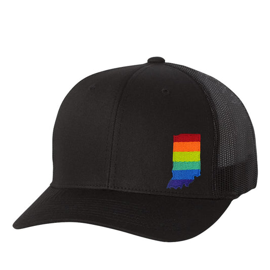 Rainbow State Mesh Trucker Cap