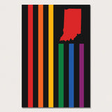 Rainbow USI Flag Poster