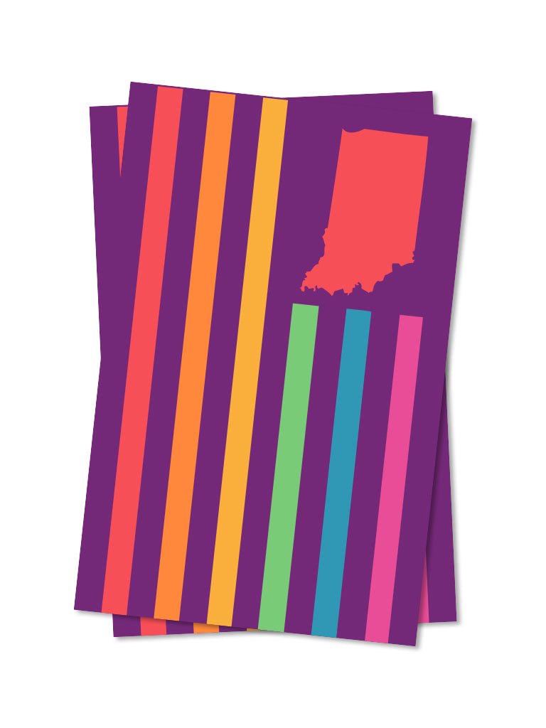 Rainbow USI Flag Sticker