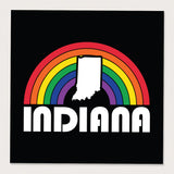 Rainbow Indiana Poster