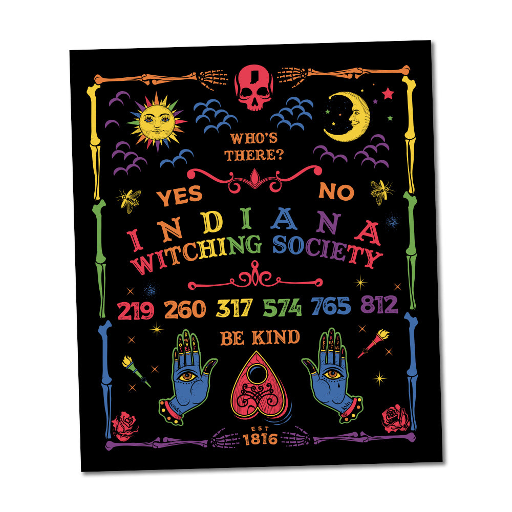 Rainbow Witching Society Sticker