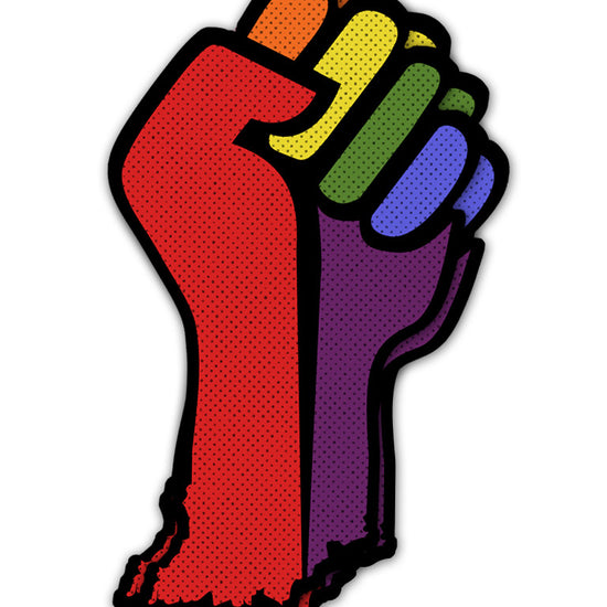 Rainbow Force Sticker - United State of Indiana: Indiana-Made T-Shirts and Gifts