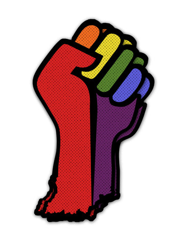 Rainbow Force Sticker - United State of Indiana: Indiana-Made T-Shirts and Gifts