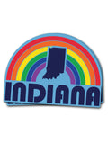 Rainbow State PRIDE Sticker - United State of Indiana: Indiana-Made T-Shirts and Gifts