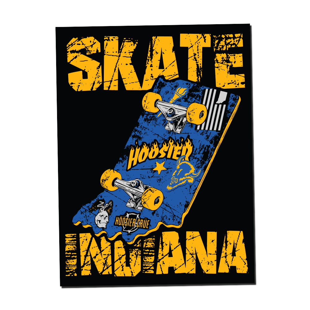 Skate Indiana Sticker