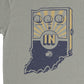 Sugar Cream Fuzz Tee - United State of Indiana: Indiana-Made T-Shirts and Gifts