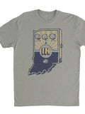 Sugar Cream Fuzz Tee - United State of Indiana: Indiana-Made T-Shirts and Gifts